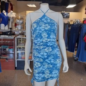 Adjustable Length Blue Sundress